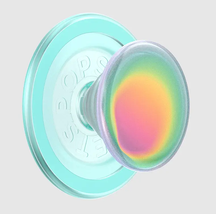 PopSockets Boca Aura MagSafe PopGrip - Magnetic Mobile Phone Grip Accessory, Stylish Men's Accessory, Fits iPhone, Works with Phone Holders, Mounts and Stands, Accessories, Stand