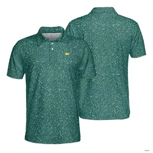 Masters Golf Polo 2024 Mens PGA Performance Golf Shirt Outdoor Style