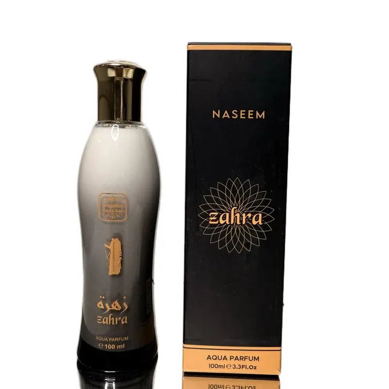 Naseem Zahra By Nassem Aqua Parfum 100ml Eau de Parfum for Women & Men Crisp Pear Aquatic Notes Radiant Floral Bouquet Velvety Amber Musk Base