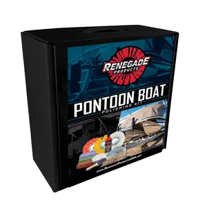 Renegade Products | Pontoon Boat Polishing Kit – Complete Aluminum Restoration System with Buffing Wheels, Compounds & Sanding Discs