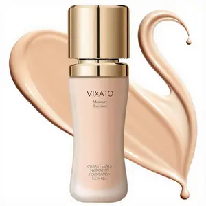 VIXATO Foundation Water Molecular Moisturizing + Concealer for Flawless Finish Liquid Foundation - Cosmetic, Makeup