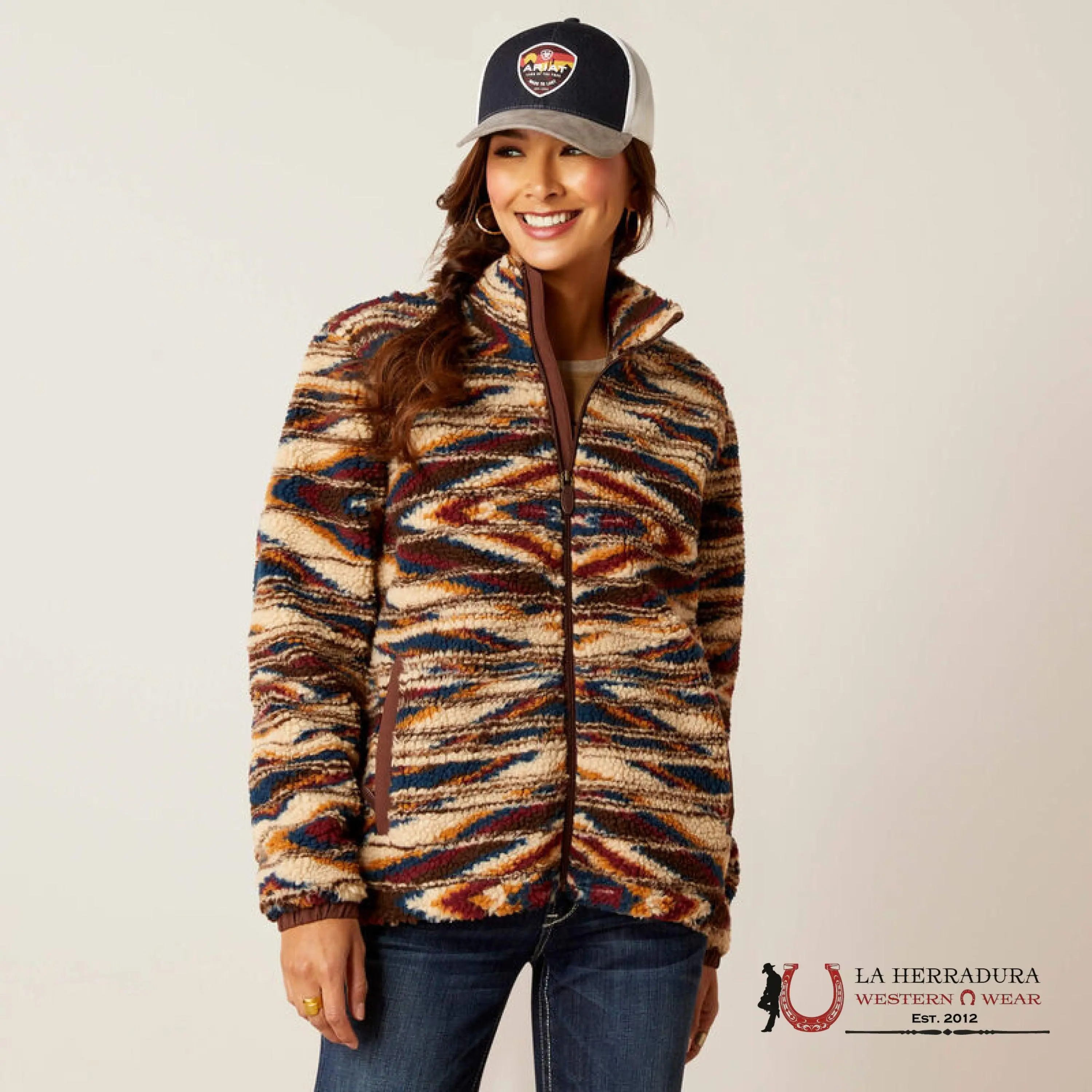 Ariat Womens Chimayo Fleece Suncet Saltillo JCD 10046023
