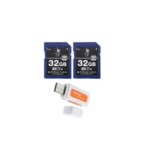 Spartan 32GB Class 10 SD Card (2-Pack) with Micro SD Reader and Writer Bundle
