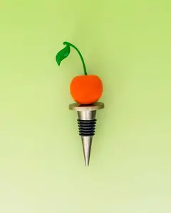 Wine Stopper - Cherry