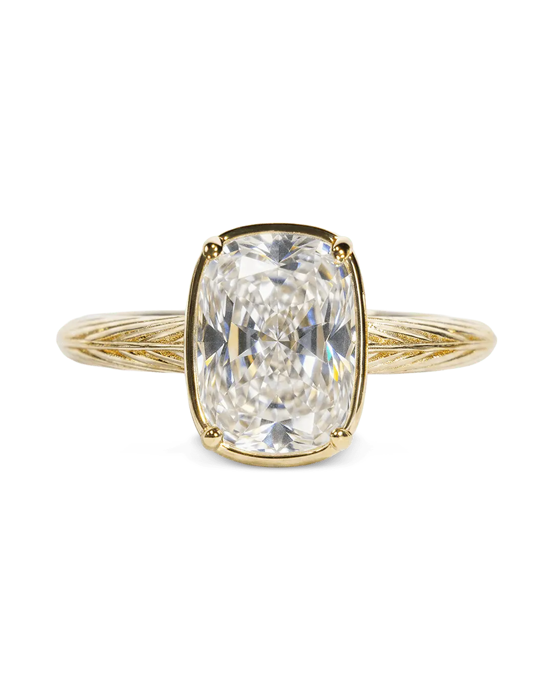 Sterling Silver Mini Elongated Cushion Ring