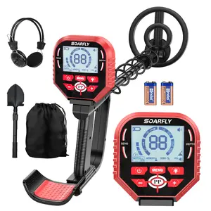 SOARFLY Waterproof Metal Detector with 8" Search Coil – High Accuracy, Lightweight & Adjustable, Ideal for Adults and Kids