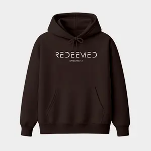Redeemed Christian Hoodie, Faith Based Bible Verse Pullover, Religious Streetwear Apparel, Chosen Jesus Graphic Hoodie, Christian Clothing Top