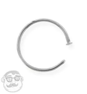 ASTM F-136 Titanium Nose Hoop Ring