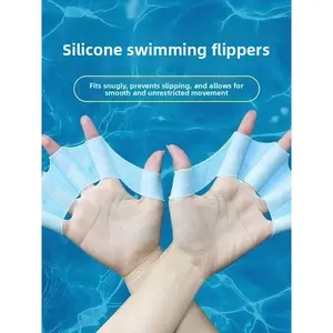 Swimming silicone hand webbed gloves adult men, women and children children diving professional paddling palm flying fish snorkeling suit