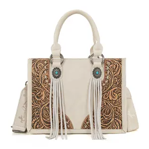 Montana West Western Tooling Handbags Vintage Prints and Whipstitch Craftsmanship