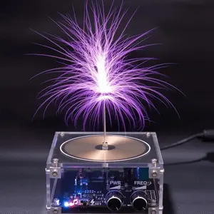Plasma coil music speaker plasma storm cool desktop gadget electric coil artificial lightning