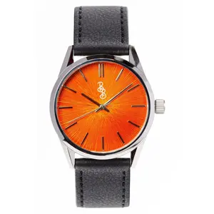 Orange Sunburst Watch