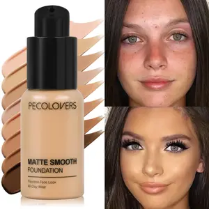 1PC Facial Foundation, Covering Facial Blemishes, Hydrating Flawless Coverage, No Smudging or Drying, Waterproof, Multiple Shades To Choose From, Facial Cosmetics