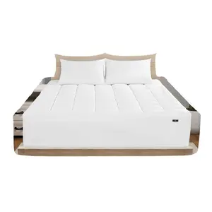 Serta Twin XL Memory Flex Mattress Topper with 2 In Down Alternative Pillow Top Gusset: 330 Thread Count, Polyester, Machine Washable