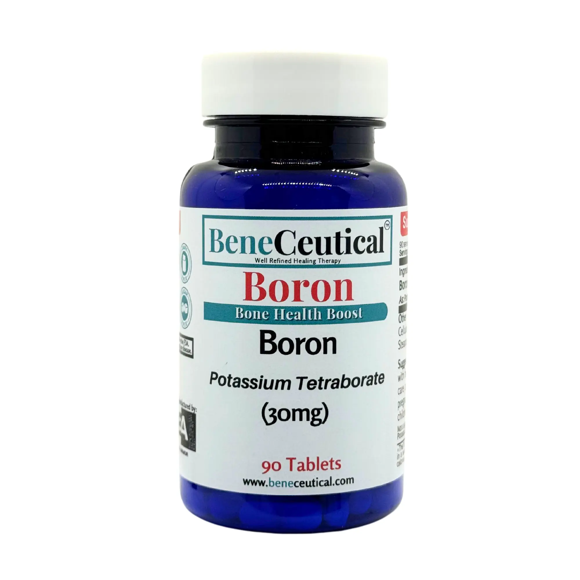 Boron Bone Health Boost Healthy Bones Osteoporosis Inflammation Flexibility Aging Joints Skeletal System Support Dietary Supplement