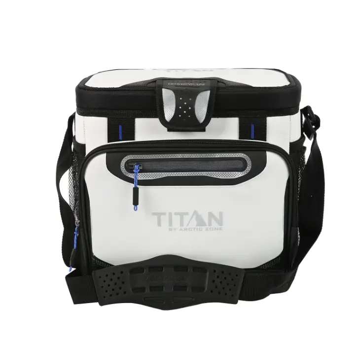 Zipperless Soft Cooler - 16-Can Capacity, 11 Qt, for Sports & Outdoor Camping Hiking Camp Kitchen, White