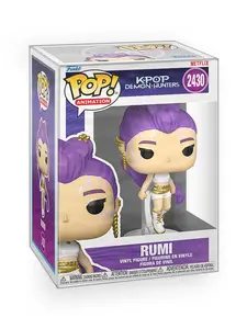 Funko POP KPop Demon Hunters - Rumi with Marks Vinyl Figure with Epic Collectibles Premium Box Protector Included