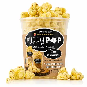 The Original (GF) Puffy Pop Popcorn Puffs - No Kernels, No Hulls - Easy to Eat Snack