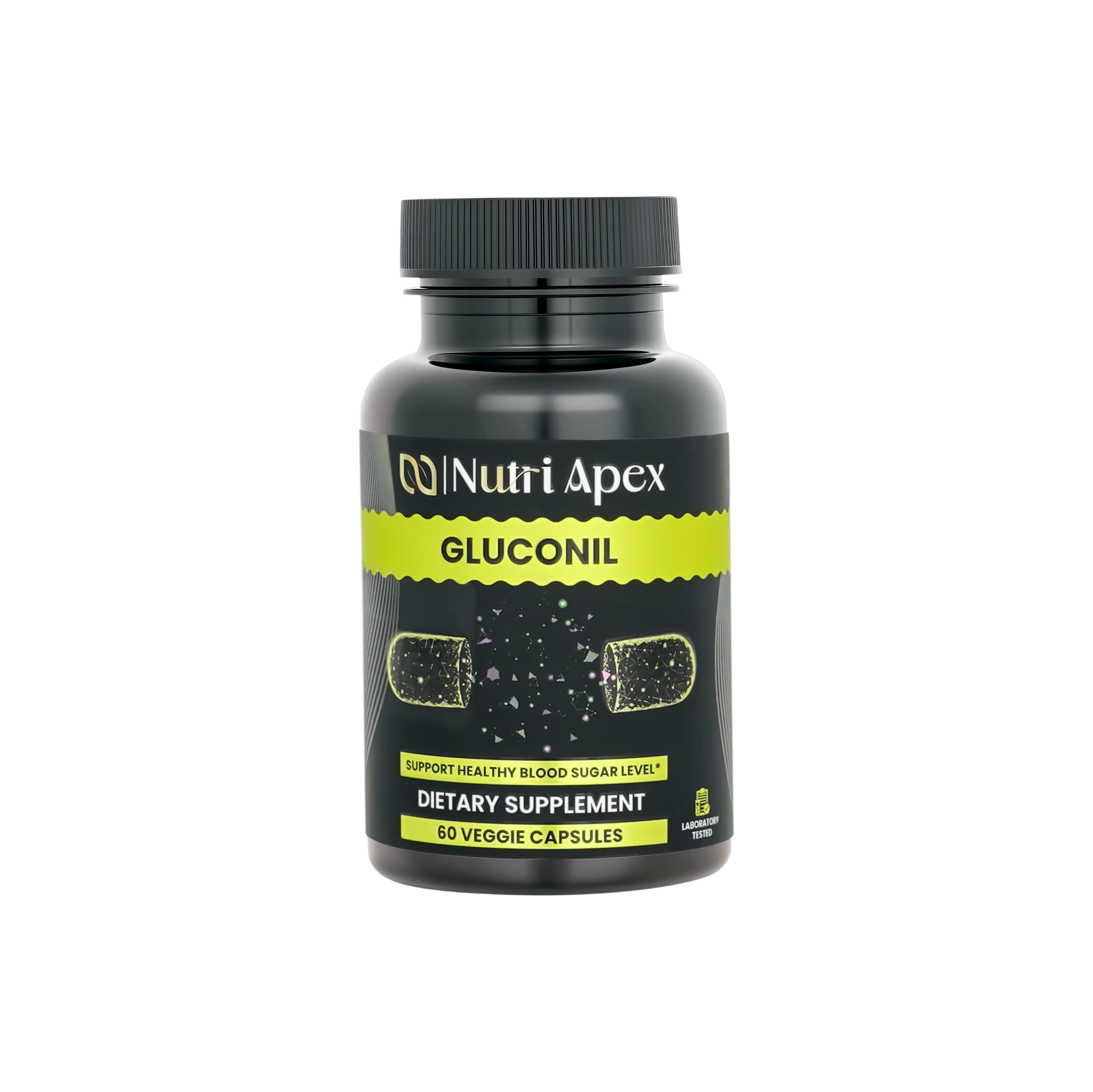 Gluconil — Blood Sugar & Glucose Metabolism Support with Chromium, Botanicals & Gymnema (60 Vegan Capsules)