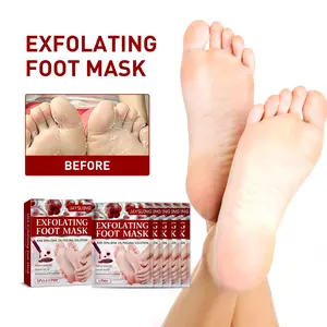 Jaysuing Foot Peel Mask for Rough Skin - Foot Mask for Dry Feet - Callus Remover - Foot Exfoliating Mask - Dead Skin Remover - Pedi Foot Care - Peeling Mask - Smooth Skin - rough skin - Dermatologist Tested - Deep Cleansing