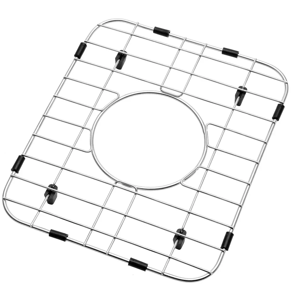 12.09-in x 10.12-in Center Drain Stainless Steel  Sink Protector NLW1210C