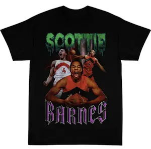Scottie Barnes - Basketball Vintage Graphic Tee, Sweatshirt S-3XL, Mens & Womens Streetwear Tops & Underwear Menswear Crewneck Casual