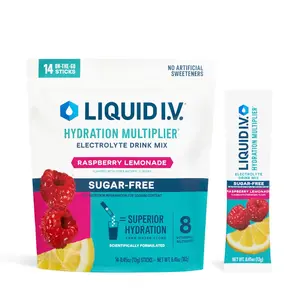 Hydration Multiplier Sugar Free – Raspberry Lemonade | Electrolyte Powder Drink Mix | 1 Pack (14 Servings)