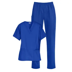 Classic Royal Blue ComfortFlex Scrub Set | Durable Medical Uniform for Nurses & Healthcare Workers