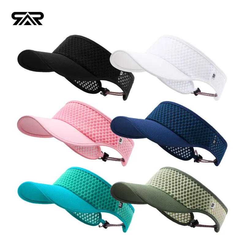 Adjustable Sun Cap for Pickleball & Tennis - Breathable Lightweight Mesh Sports Visor - Comfort Fit for Men & Women - Stay Cool, Glare-Free