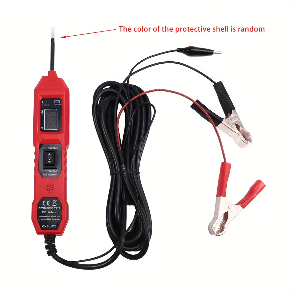 Automotive Circuit Tester, 6-36V DC Electrical System Test Pen with Continuity & Car Battery Testing Function, Hardware Measuring Tool Kit Vehicle Accessory