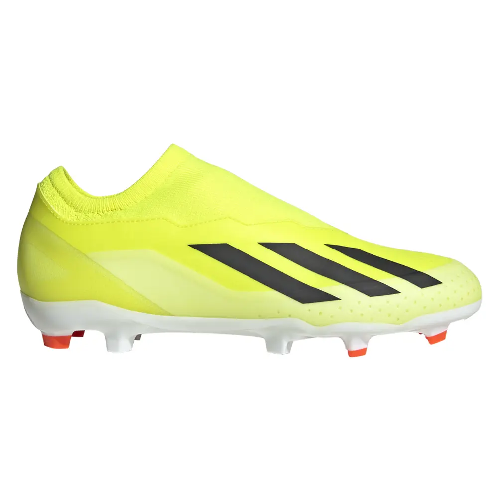 adidas Mens X Crazyfast League Laceless Firm Ground Soccer Cleats  - Yellow