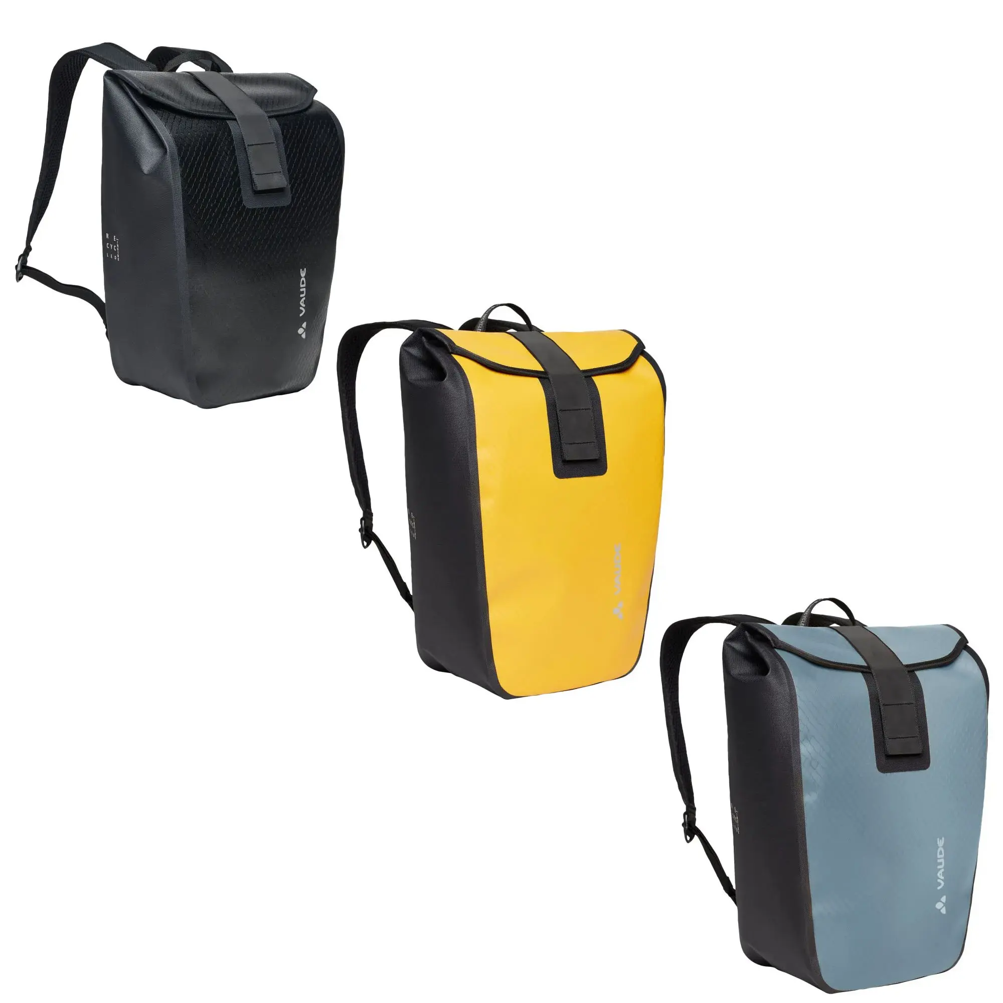 VAUDE Clubride Aqua 17 Waterproof Cycling Sports Backpack, Casual Roll-Top Organized Daypack for Commuting, Lightweight with Laptop Pocket, Lightweight Casual Daypack, Water Resistant Backpack, Work, Eco-Friendly, Waterproof Pack, Roll-Top Seal