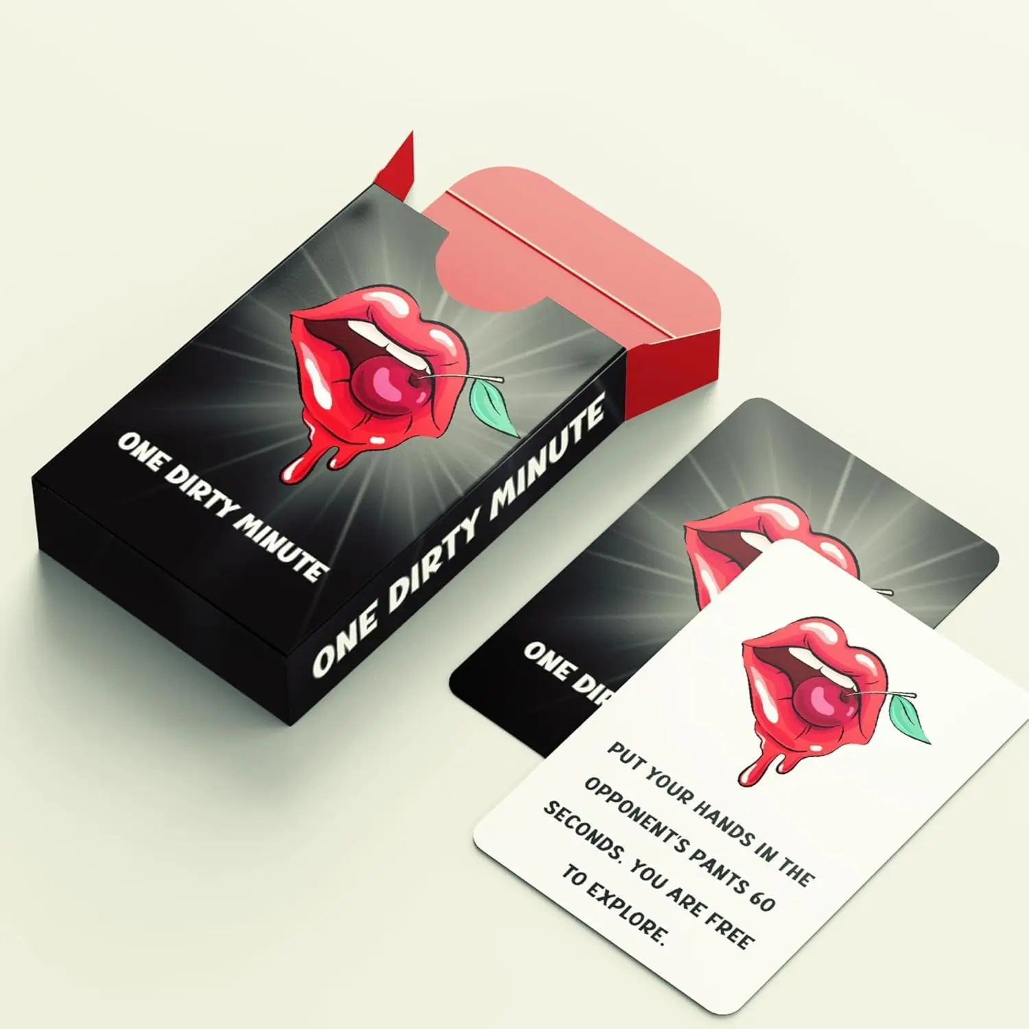 One Dirty Minute: Adult Party  Cards - Naughty Dares for Couples & Friends - Fun Bedroom  for Girlfriend & Boyfriend