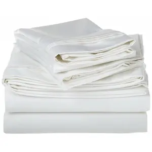 Egyptian Cotton 1500 Thread Count Solid Sheet Set Full-White
