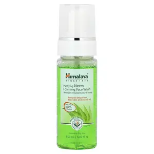 Himalaya Purifying Neem Foaming Face Wash, Normal to Oily Skin, 5.07 fl oz (150 ml)