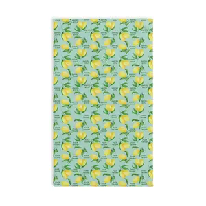 Slightly Subtle Lemon Hand Towel, Funny Political Home Decor, Lemon Kitchen Towel, Housewarming Gift, Sarcastic Liberal Gift, FDT Towel