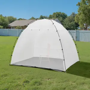 [Bellemave] Portable Paint Booth Tent, 91.7 x 67.7 x 74.8 inch Painting Tent Station, Spray Shelter with Built-in Floor & Mesh Screen, Large Space, Oxford Spray Painting Tents for Cupboard, Chairs, Tables
