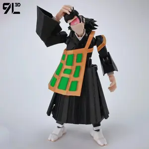 9L3D Multi-Joint Articulated Figure Dummy13 Jujutsu Kaisen Kenjaku Brain Entity Satoru Gojo Lucky13 Desktop Display Figure Model
