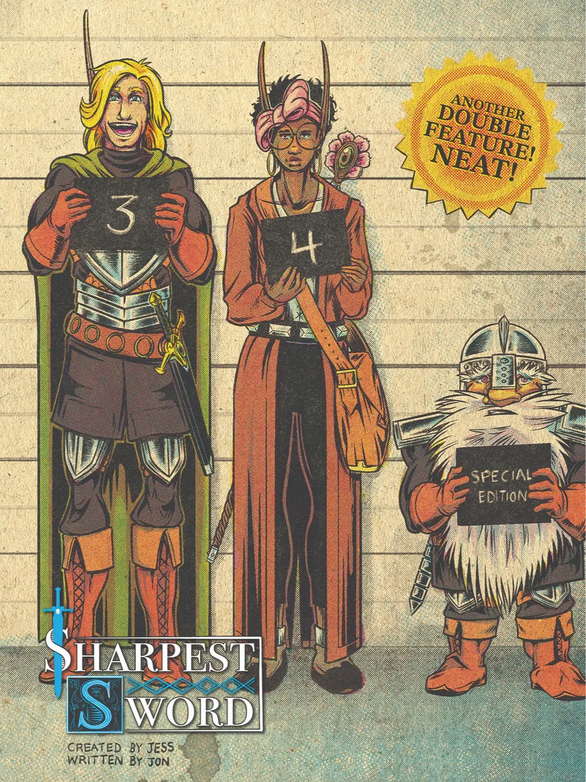 Sharpest Sword Special Edition: Issue 3 & 4 - Signed Fantasy Adventure Comic Collectible