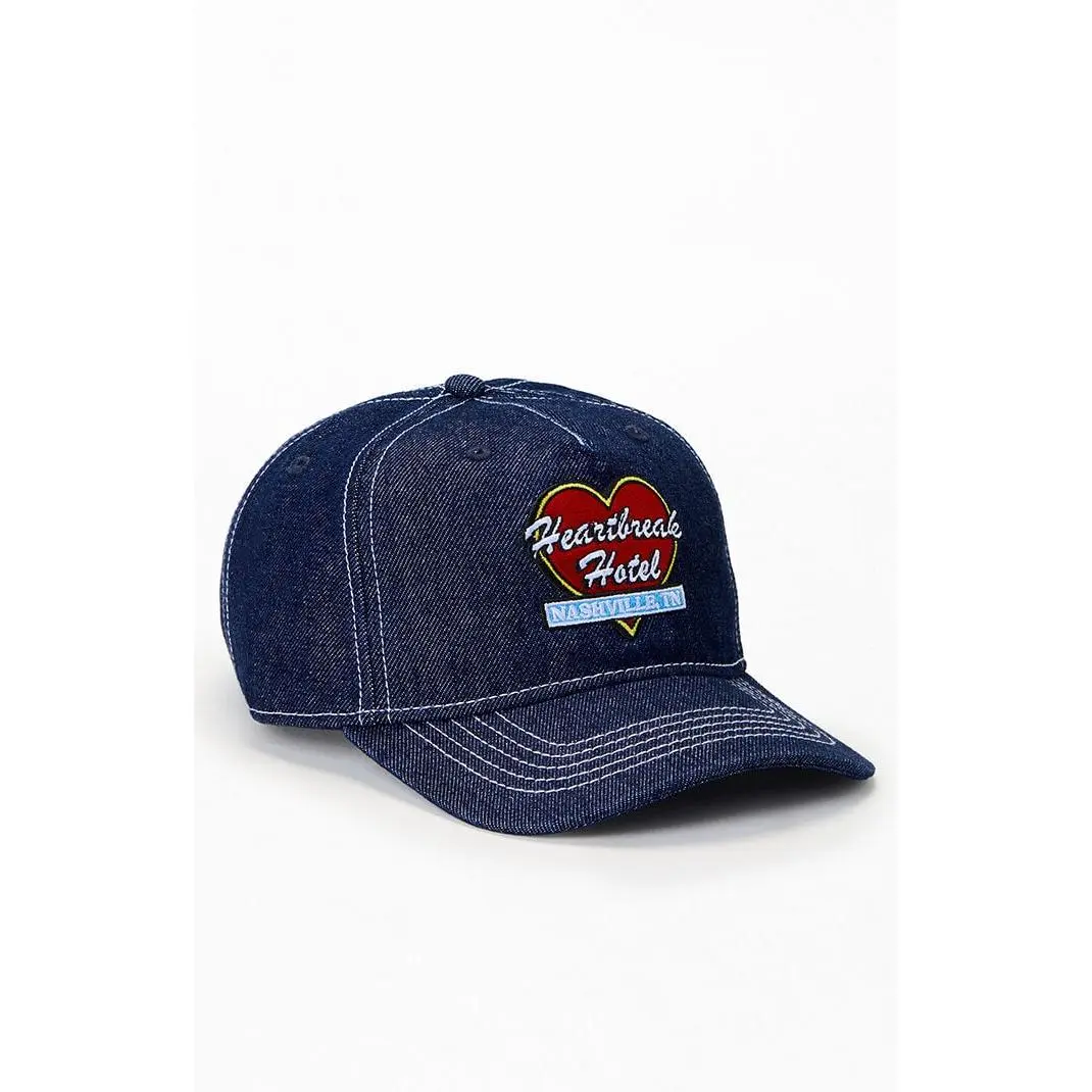 Pacsun Men's Heartbreak Hotel Denim Strapback Hat