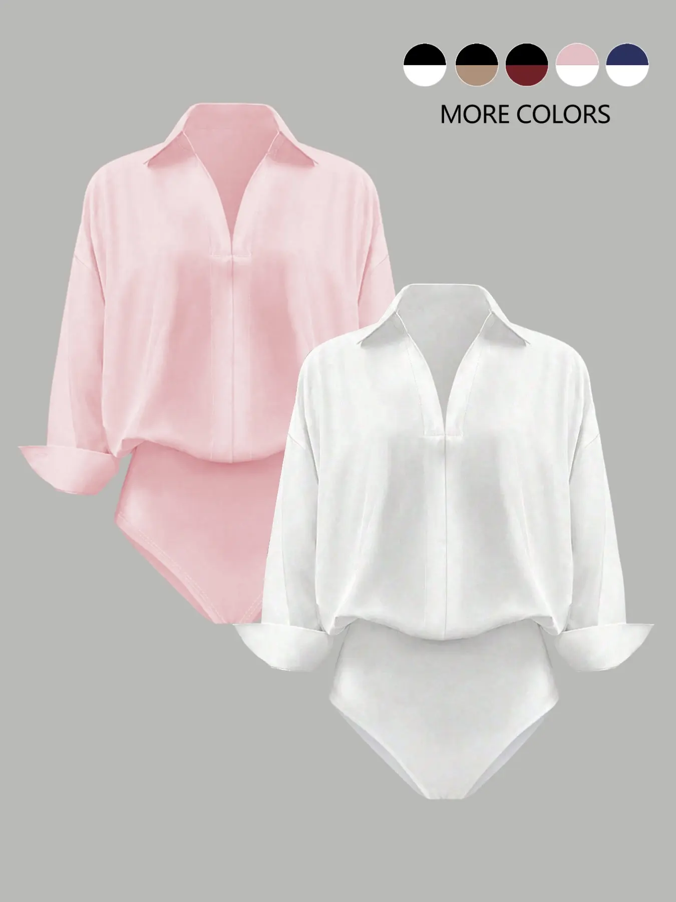 White and pink combination