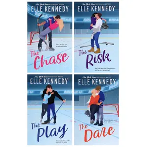 Briar U Series 4-Books by Elle Kennedy – The Chase, The Risk, The Play & The Dare College Hockey Romance Collection