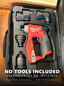 Milwaukee packout insert 3d printed abs m12 fuel 2505-20 drill driver organizer tray made in usa, Tool Organization, Anti-Shift