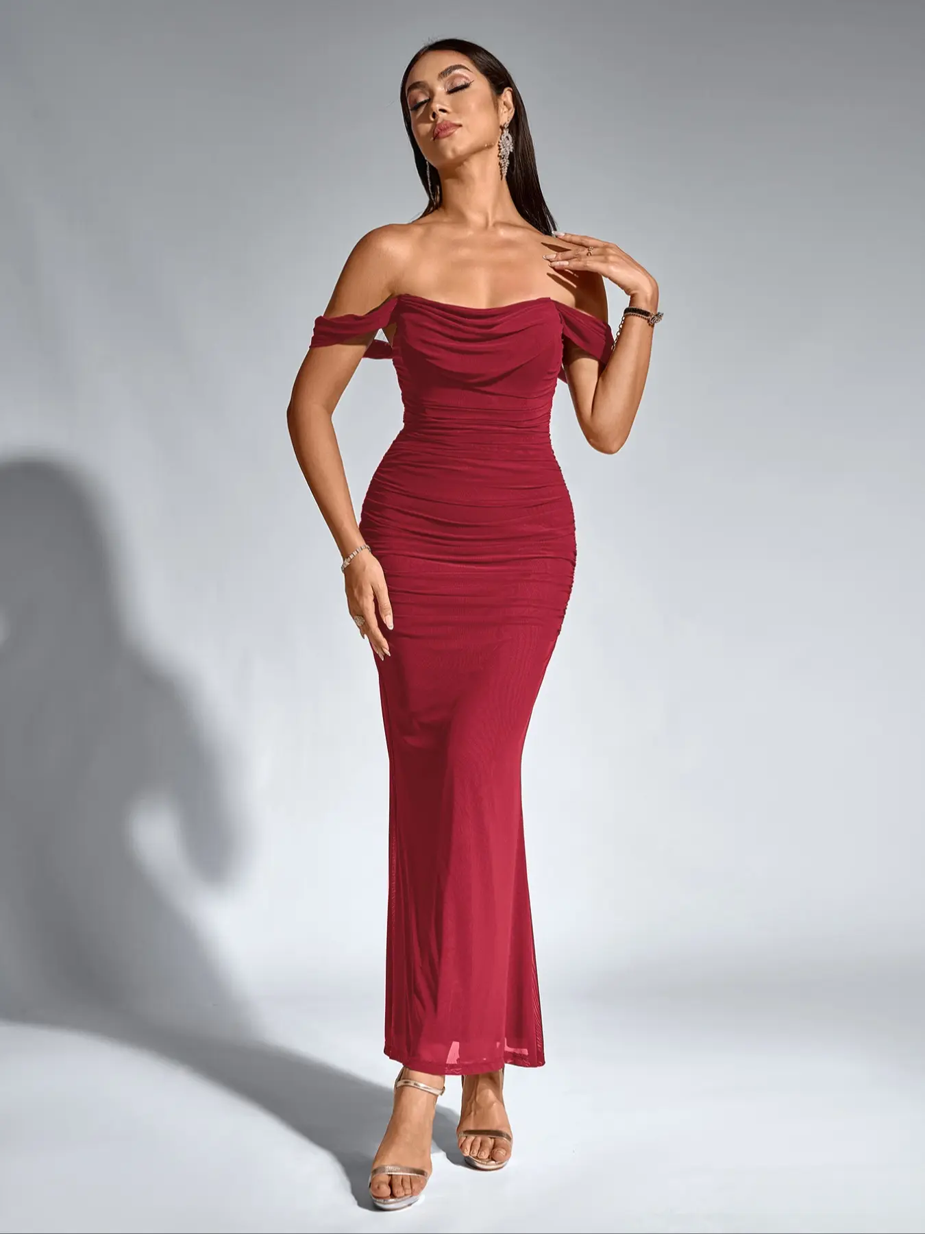 Parthea One-Shoulder Ruched Slim Fit Backless Boning Corset Mesh Dress,  Drapey One Shoulder Dress, Backless Dress for Parties, Gatherings, Dates -  TikTok Shop