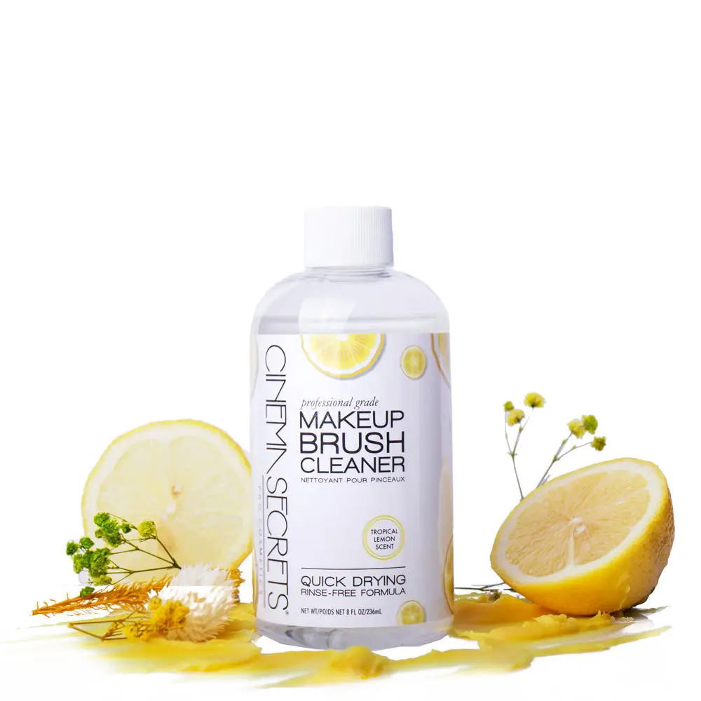 Cinema Secrets Brush Cleaner - Tropical Lemon - Perfect for Cleansing Makeup from Cosmetic Brushes and Tools