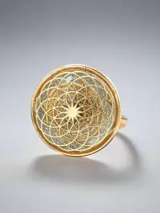 Flow orgonite ring- Medium - Torus