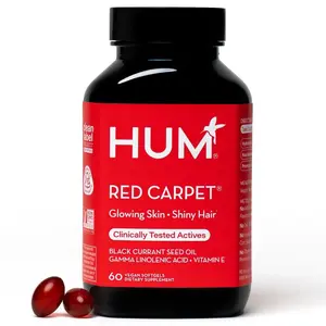 HUM Red Carpet Hair & Nails Formula, 60 Vegetarian Softgels