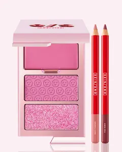 Snatch & Glow Cheek & Lip Trio | ONE/SIZE Blurring Blush Palette & Waterproof Precision Lip Liner Set