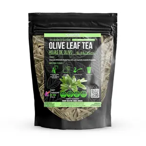 Alebrixes | Olive Leaf Herbal Tea (4oz)| Premium Quality Whole Olive Leaf Tea | Te Hojas De Olivo - Olea Europaea | Wildcrafted.