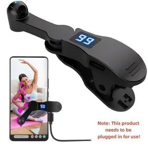 Auto Clicker for Smartphone, Digital Automatic Tapper with LED Display and Adjustable Speed, Silent Mobile Device for Gaming & Live Streaming
